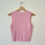 Le lis  Satin Bow Detail Sleeveless Sweater Top in Pink NEW Size Medium Photo 8