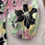 ASOS  maxi dress size 8 medium pink tropical lace cutout vaca Rio pastel Photo 9