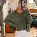 Hollister Oversized Green Sweater Photo 0