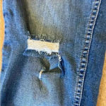 Free People Great Heights Fringe Frayed Hem Denim Skinny Jeans Size 29 Boho Photo 3