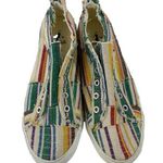 Edge NEW Corkys Babalu Multicolor Reggae Stripe Ragged Sneakers Women’s Size 9 Photo 0