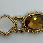 Cookie Lee  Bracelet Gold Tone Mother of Pearl Rhinestones 2 sizes Photo 1
