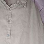 Quince  Camp Tencel Olive Green Button-Up Shirt Photo 3