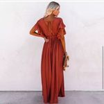 Boutique NEW Womens Sexy Caftan Maxi Boho Long Beach Summer Robe Solid Loungewear Kimono Photo 9