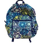 Vera Bradley  Katalina Blue Green Pattern Lighten Up Just Right Backpack purse Photo 2
