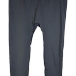 Gymshark ‎ Cropped Leggings Wide Waist Band Size Medium Compression Gray Photo 0