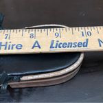 Free People “Mirage” Woven Flat Black Leather Woven Flat Slip on Sandals Size 39 Photo 10