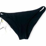 Hurley NWT | L | Quick Dry Women's Surf Bottoms Bikini Moderate Coverage Black Photo 2