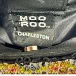 Vintage Moo Roo Charleston Signed 2000 Black Multicolor Beaded Purse Photo 6