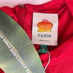 Farm Rio NWT  Red Twisted Cup Long Sleeves Midi Dress Size S Photo 6