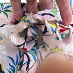 NWOT Boden Silk Light Pink Floral Bird Pattern Shorts Size 8 Photo 1