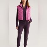 Zella New!  Reversible Quilted Nylon Puffer Vest Pink Sz‎ Medium $109 Photo 1