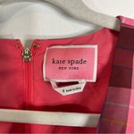 Kate Spade  Greenhouse Plaid Taffeta Midi Dress Pink Sleeveless Size 4 Photo 8