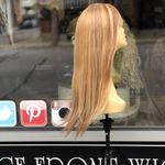 Human hair Bangs Wig 2216 Blonde Mix 2020 Size 24 Photo 6