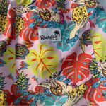 Boardies size large women's tropical pineapple Apparel Colorful Swim Shorts Pink Photo 4
