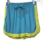 Nicki Minaj  Shorts Womens medium Athletic Workout Blue Green Photo 0