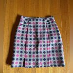 Boden Polka Dot Wool Tweed Skirt (Tweed by Moon), Size 6 Regular Tan Photo 0