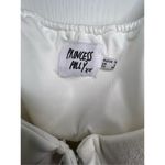 Princess Polly  White Corset Style Cropped Tank With Front Clasps Photo 3