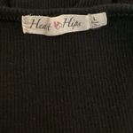 Heart and Hips Size Large Ribbed Black Sleeveless Dress. Preloved. Photo 5