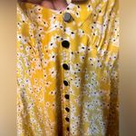 WISH Rent the Runway Golden Bloom dress sz L $191 Yellow Size L Photo 4