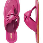 Maeve  Leather Knotted Pink Sandals Size 6 Photo 0