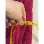 Saylor Emorie Crushed Velvet Mini Dress in Hot Pink Corset Ruched Size Small Photo 9