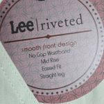 Lee Riveted Beige Cargo Pants Straight Leg Mid Rise Eased Fit Size 12 Tan Photo 5