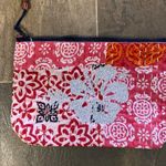 New w/out tags. Quilted Koala fabric cosmetic bag never used. Red Photo 0
