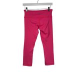 Lululemon Wunder Under Crop Pink Burgundy Reversible Leggings Womens Size 6 Photo 3