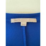 Gap Short Sleeve Round Neck Solid Maxi Tee Dress Active Blue Women's Size Medium Photo 8