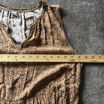 Old Navy  Animal Print Sleeveless Tiered Babydoll Mini Dress Size M Boho Leopard Photo 6