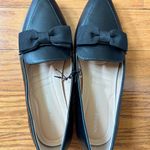 Adrienne Vittadini NEW  Elegant Black Bow Flats size 8 Photo 4