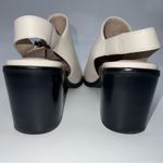 Cole Haan Women’s Off-White/Cream Slingback Leather Mules w/3” Block Heel-Size 7 Photo 5