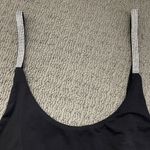 💙Black Bodysuit with Rhinestone Straps, Medium Black Photo 1