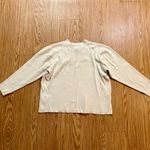 Old Navy  Y2k Beige Striped Sweatshirt Womens XLarge Photo 7