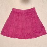 Roller Rabbit  Pink Swiss Dot Ashton Mini Skirt size Small Photo 4