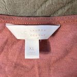 LC Lauren Conrad Lauren Conrad women’s top in Swiss dot dusty rose Photo 2