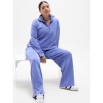 Athleta New M Seasoft 1/4 Zip Sweatshirt Dusk Purple Medium Photo 3