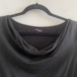 New York & Company Black Cowl Neck Long Sleeve Tee Size XL Photo 1