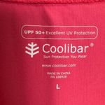 Coolibar Long Sleeve Top Size Large Pink UPF 50+ Sun Protection Swim Cover Photo 8
