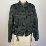 Rails Collins Military Jacket in Sage With Black Stars Photo 0