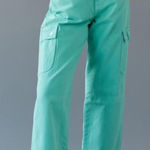 Urban Outfitters UO BDG Rilee Baggy Cargo Pants in Green / Teal Photo 0