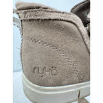 Ryka Rykä Hensley Sneakers Ankle Booties Tan Suede Leather Casual Cushioned Comfort Photo 3