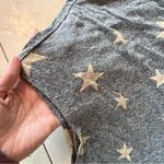 The Comfy Rae Mode Gray Oversized Star Blouse One Size Photo 1