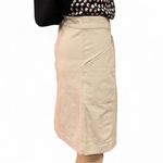 Boden USA Boden Women's Daisy Chino Skirt Beige Tan Stretch Cotton Size 6 Regular Photo 6