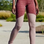 Free People Movement Pink Colorblock Leggings Size XS Photo 0