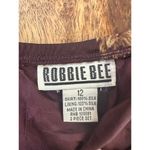 Robbie Bee Vintage NWT  Women's Brown 100% Silk Floral Print Maxi Skirt Size 12 Photo 4