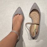 Dream Paris Women size 6 Pointed gray ballet flats with adjustable strap shoes Photo 6