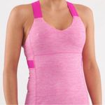 Lululemon  Athletica Pink Cross-Back Tank Top Photo 0