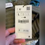ZARA NWT Knit Sweater tank sz L Photo 3